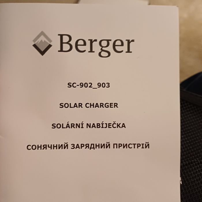Ładowarka solarna Berger SC-902 15W