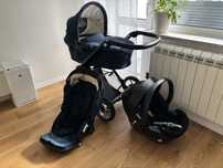 Wózek gondola spacerówka 3 w 1 Mutsy Evo nosidełko Cybex