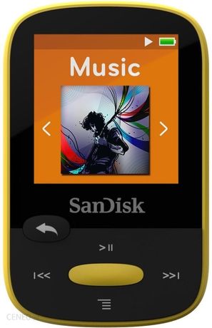 Odtwarzacz MP3 SANDISK Clip Sport 8GB Żółty