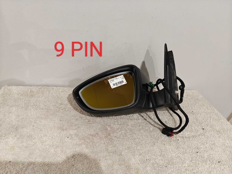 Lusterko Lewe 9 PIN Volkswagen Passat B7 EUROPA