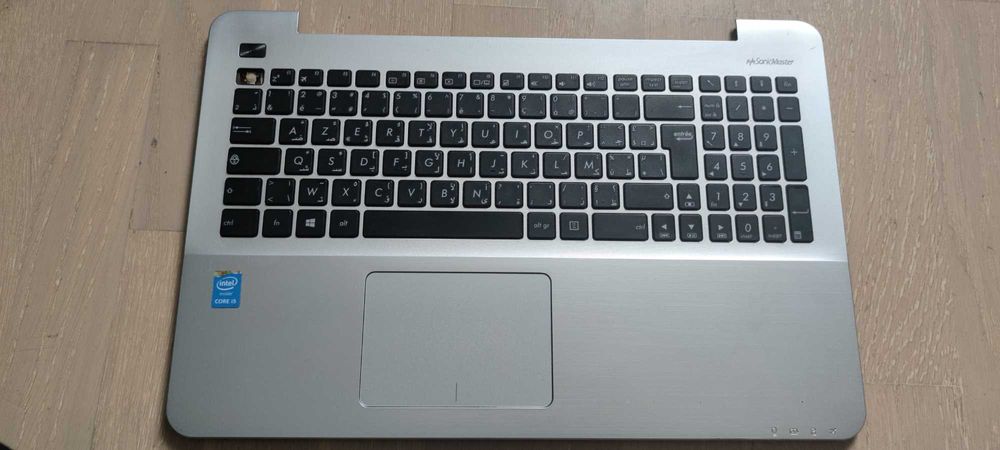 Клавіатура верхня частина топкейс Asus X555 арабская