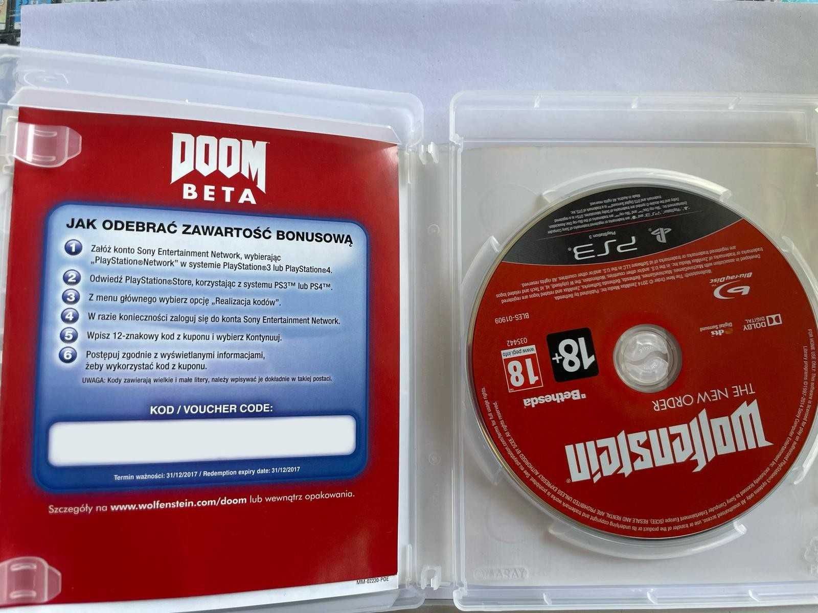 Playstation 3 - Wolfenstein The New Order Occupied Edition - PL