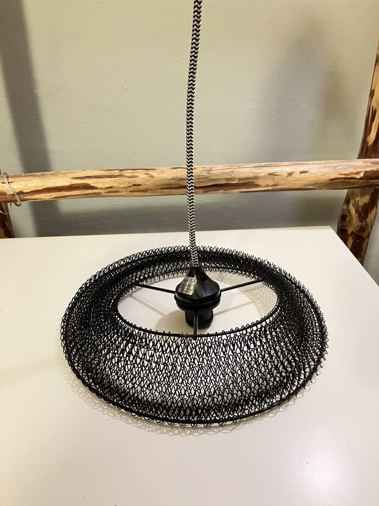 Żyrandol lampa klosz abażur metal Industrial Retro Wystrój wnętrz -50%