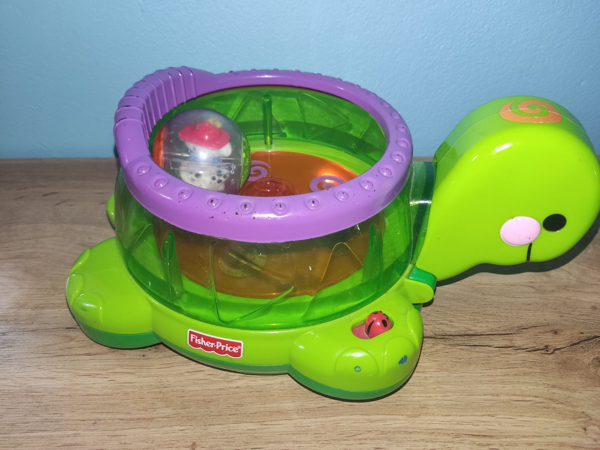 Żółw fisher price na kule sensoryczne