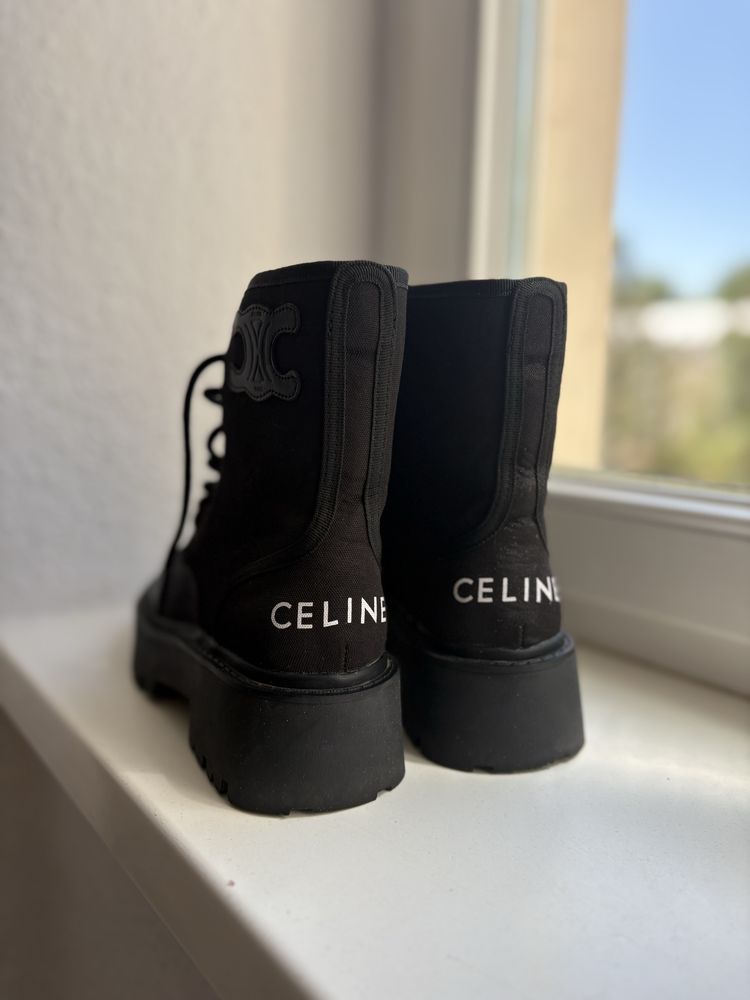 Ботинки Celine на высокой подошве