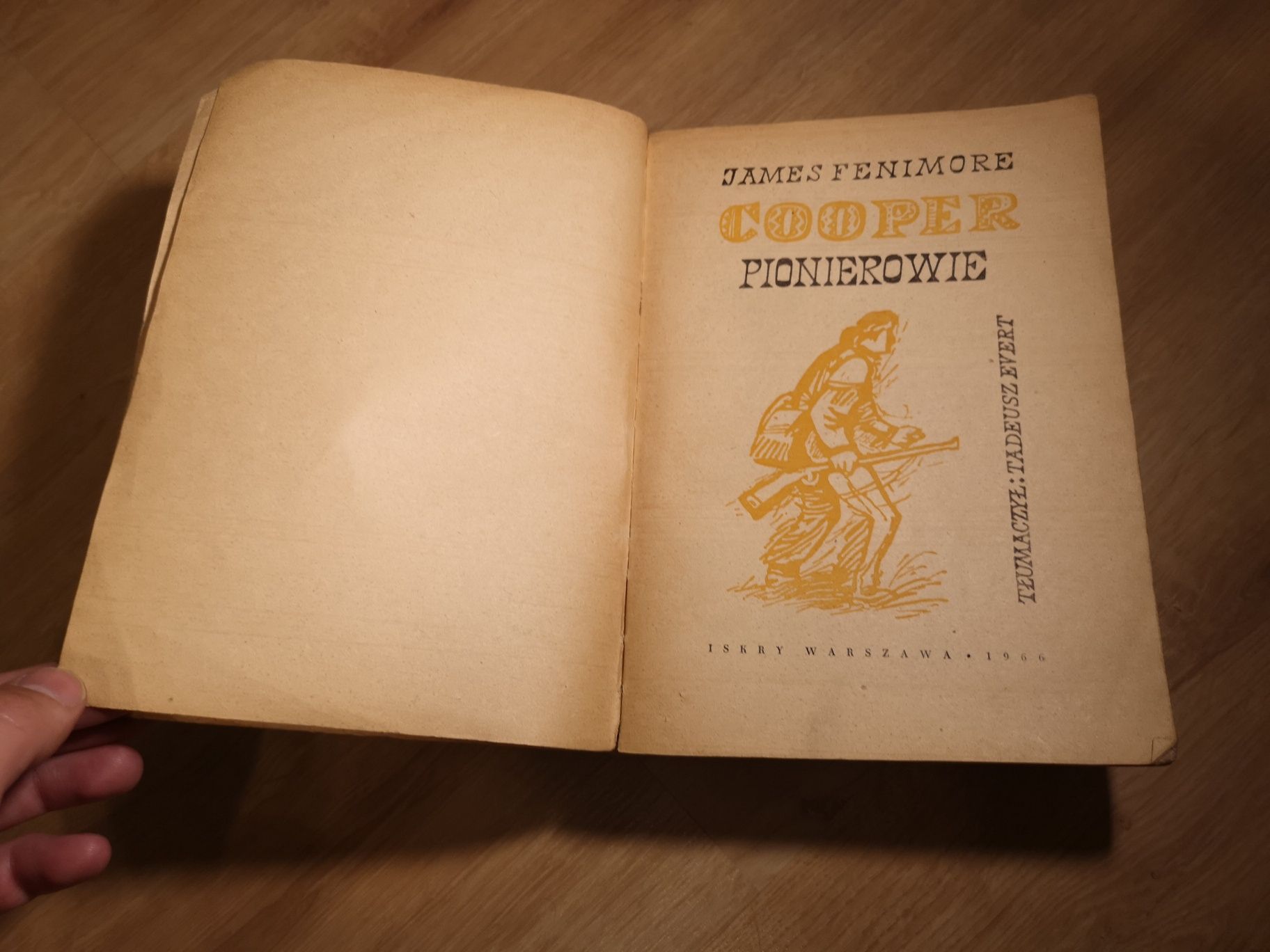 Pionierowie, preria 1966. James Fenimore Cooper.