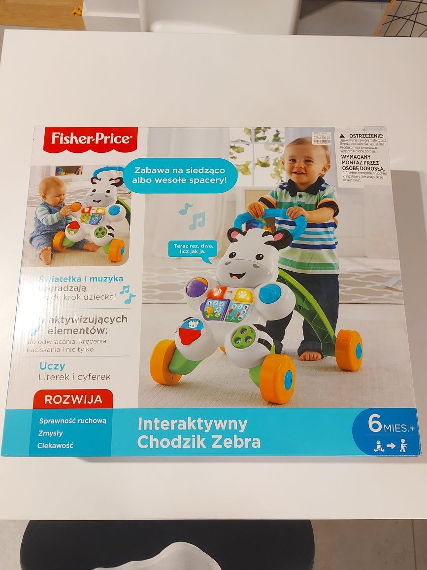 Chodzik Zebra Fisher Price