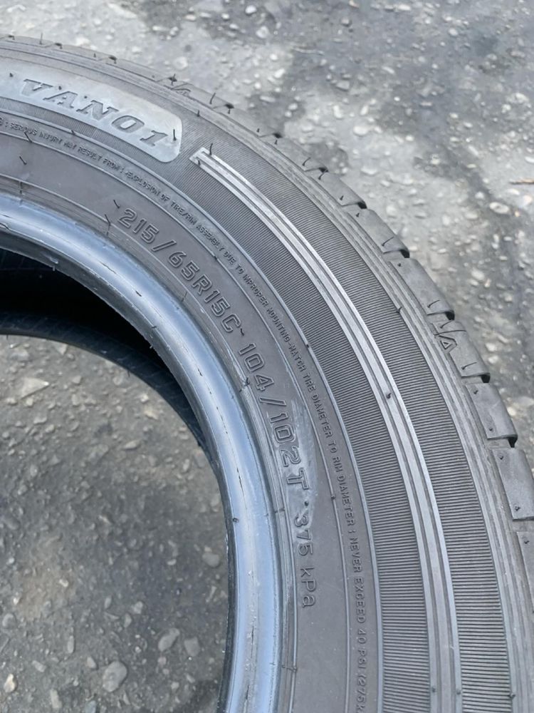 Шини 215/65 R15C пара Falken 2021p літо 6,8мм
