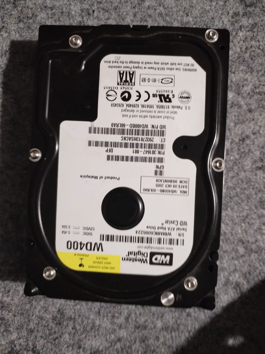 Hdd 200 i 400 gb