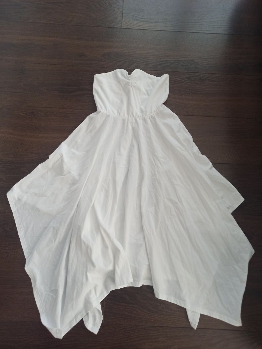 Biała sukienka asos 36