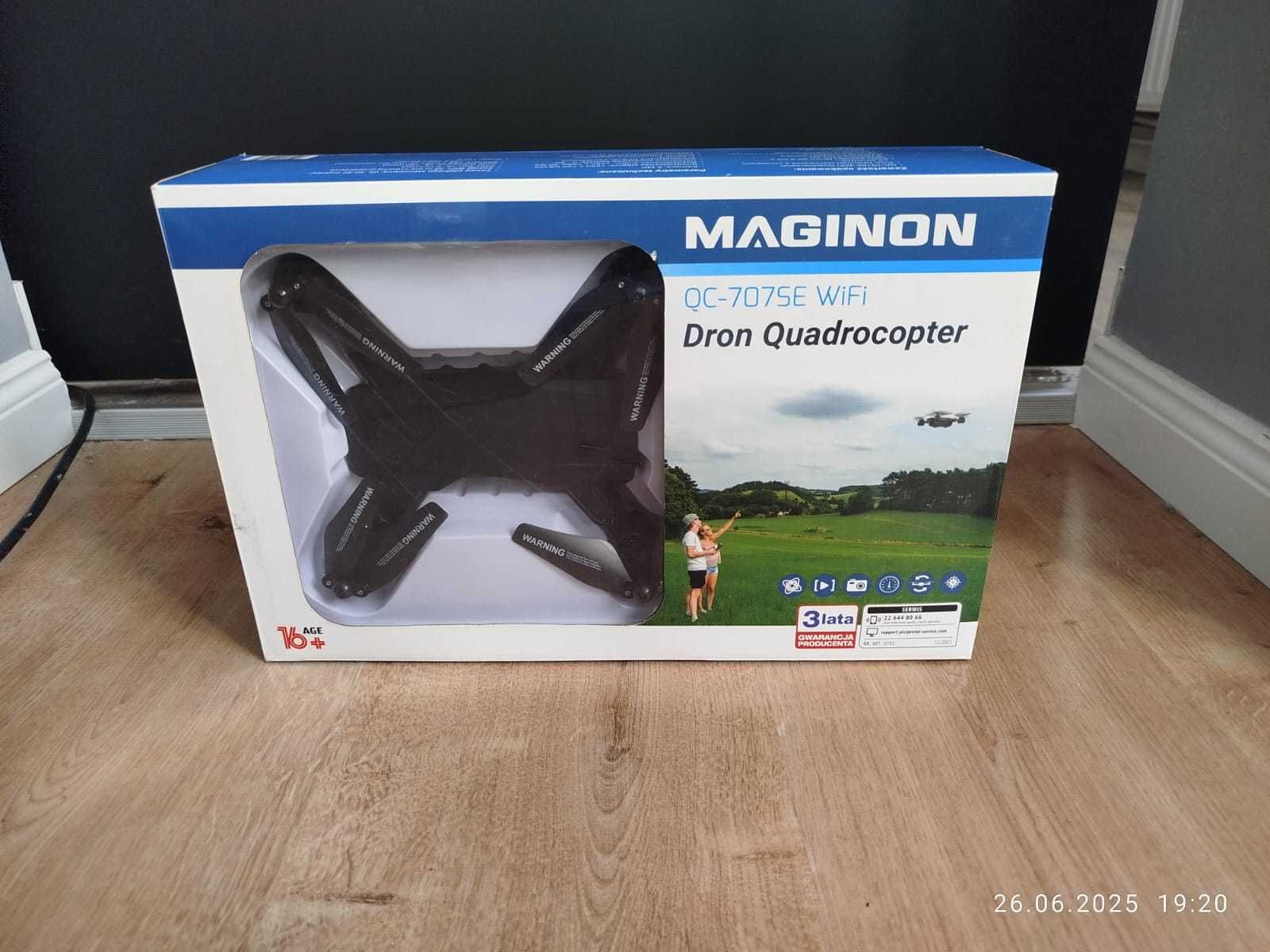 Dron zdalny marki Maginon z kamerą