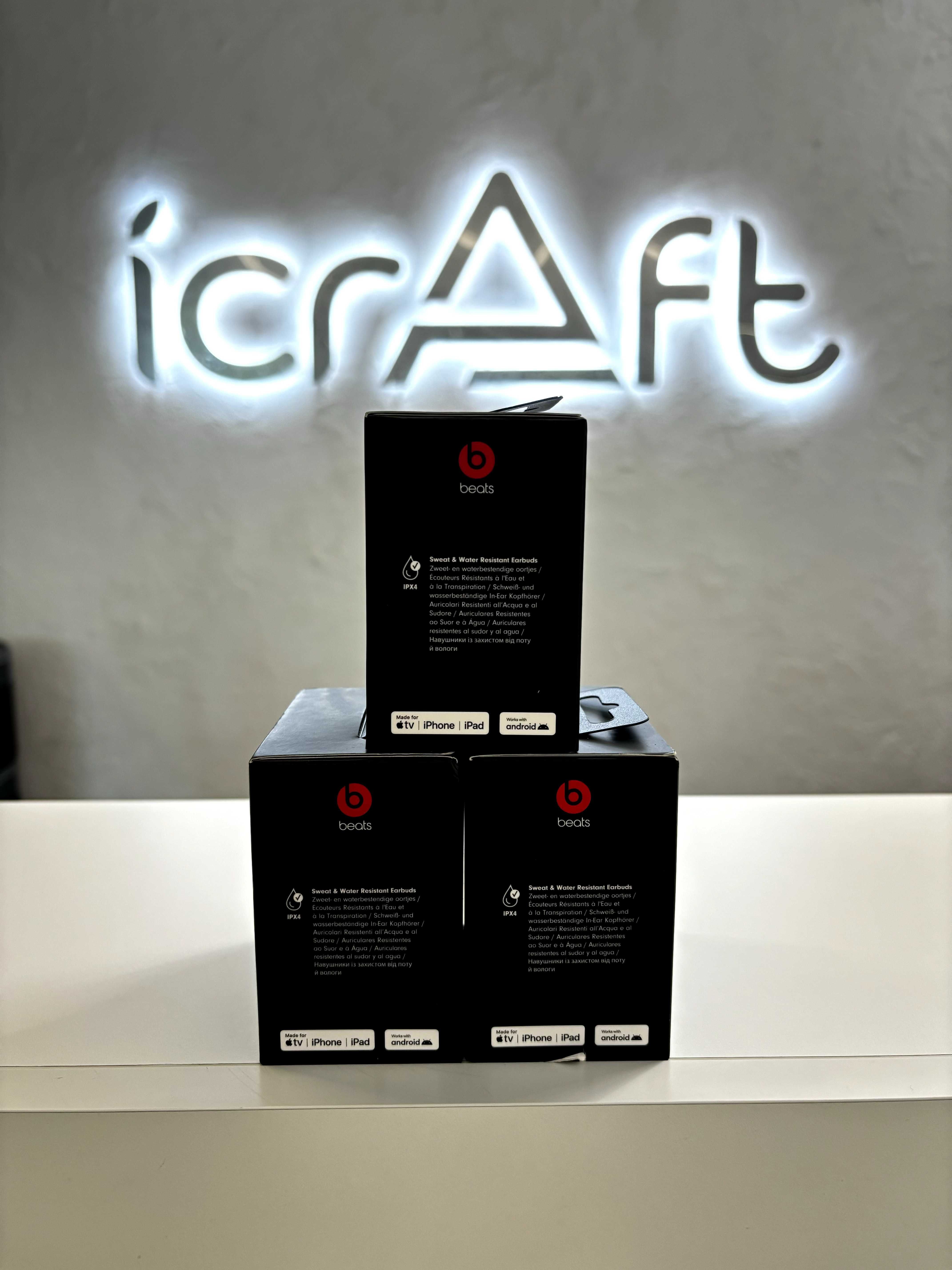 Навушники Beats by Dr. Dre Fit Pro Black / White
