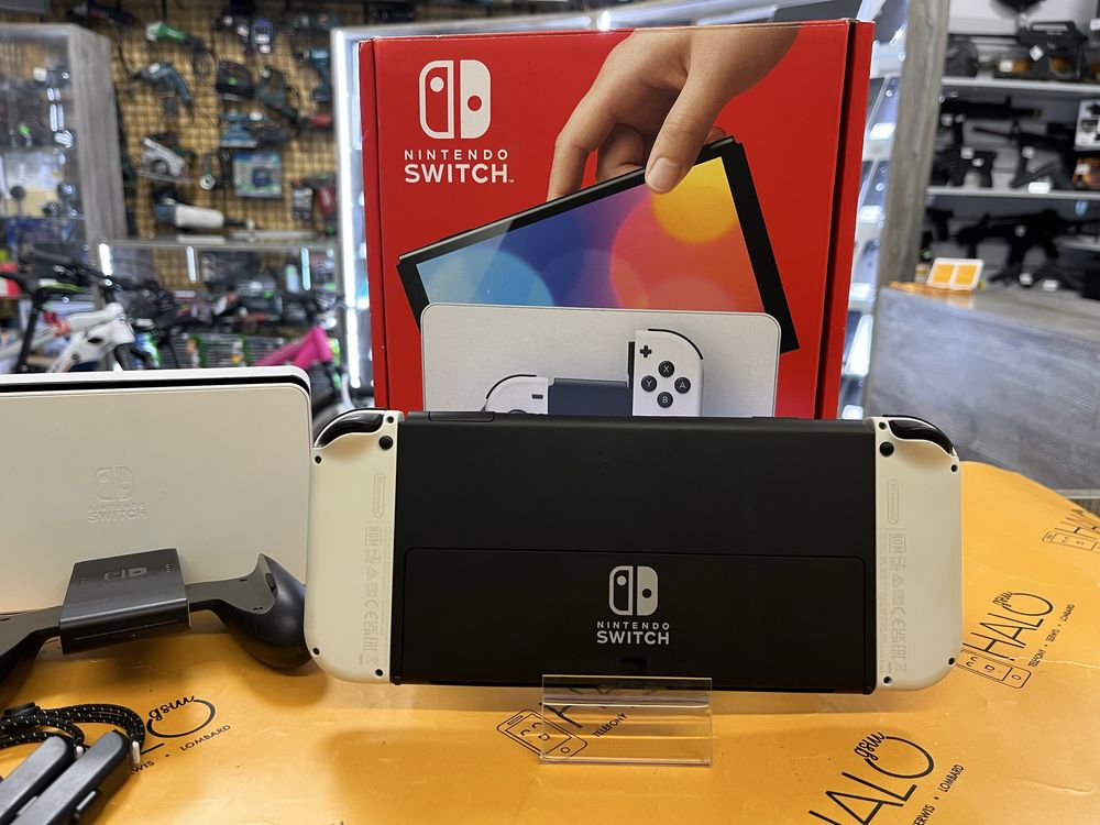 Idealne! Nintendo Switch OLED HEG-001 (komplet), Lombard Halo gsm Łódź