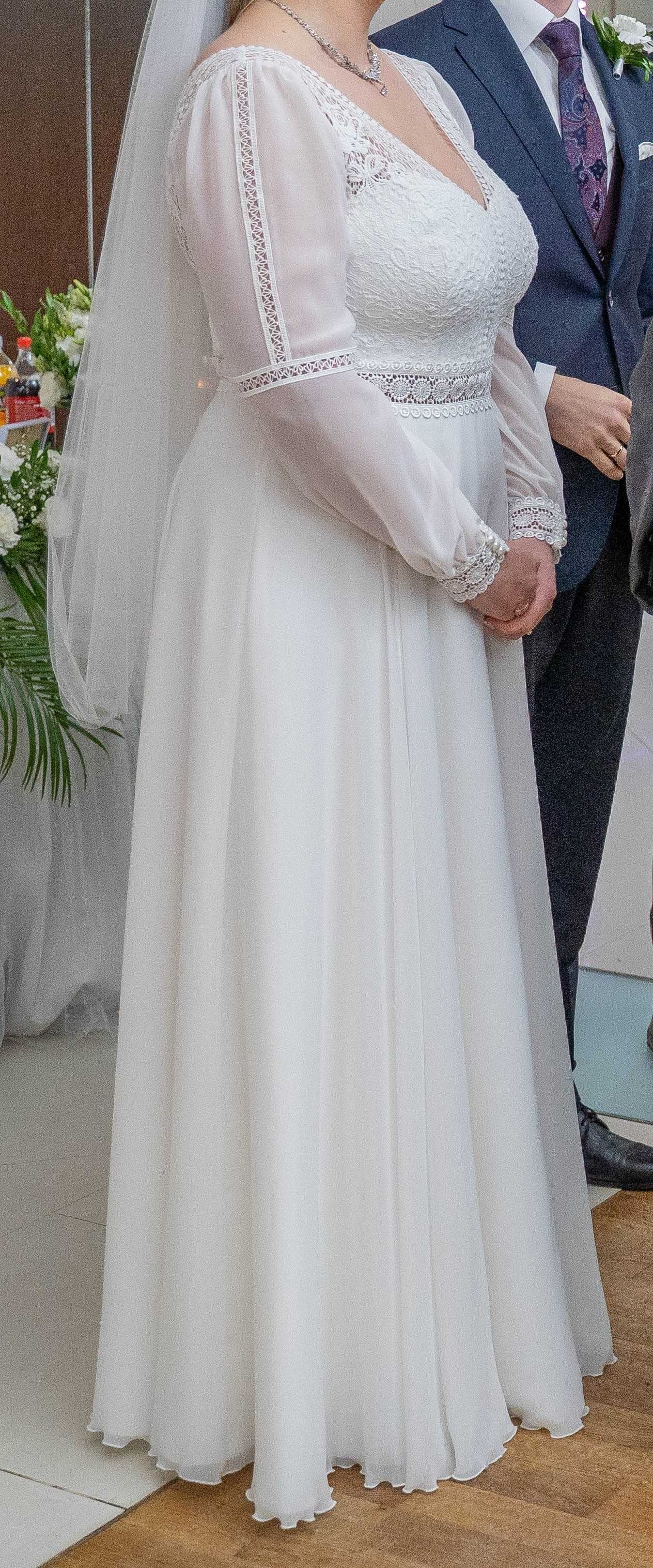 Suknia ślubna Layla z salonu Dama Couture, rozmiar 42/44