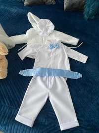 Ubranko dla chłopca z kurtką 68 komplet (strój, garnitur na chrzest)