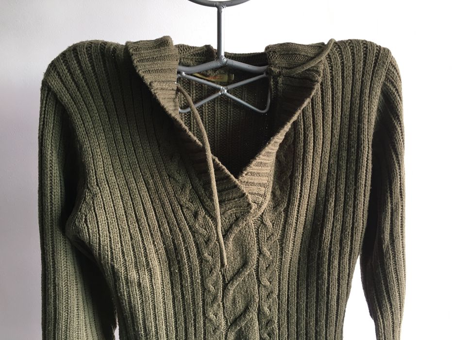 Túnica de Lã Verde Seco - Senhora (L)