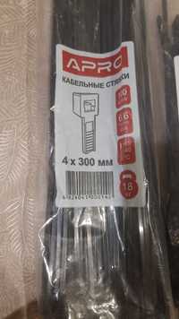 Кабельные стяжки с креплением apro 5х200