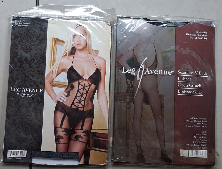 Zestaw Bodystocking trzy opakowania Nowe