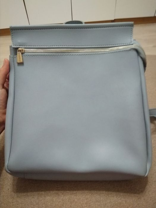 Нежный небесного цвета рюкзак miniso