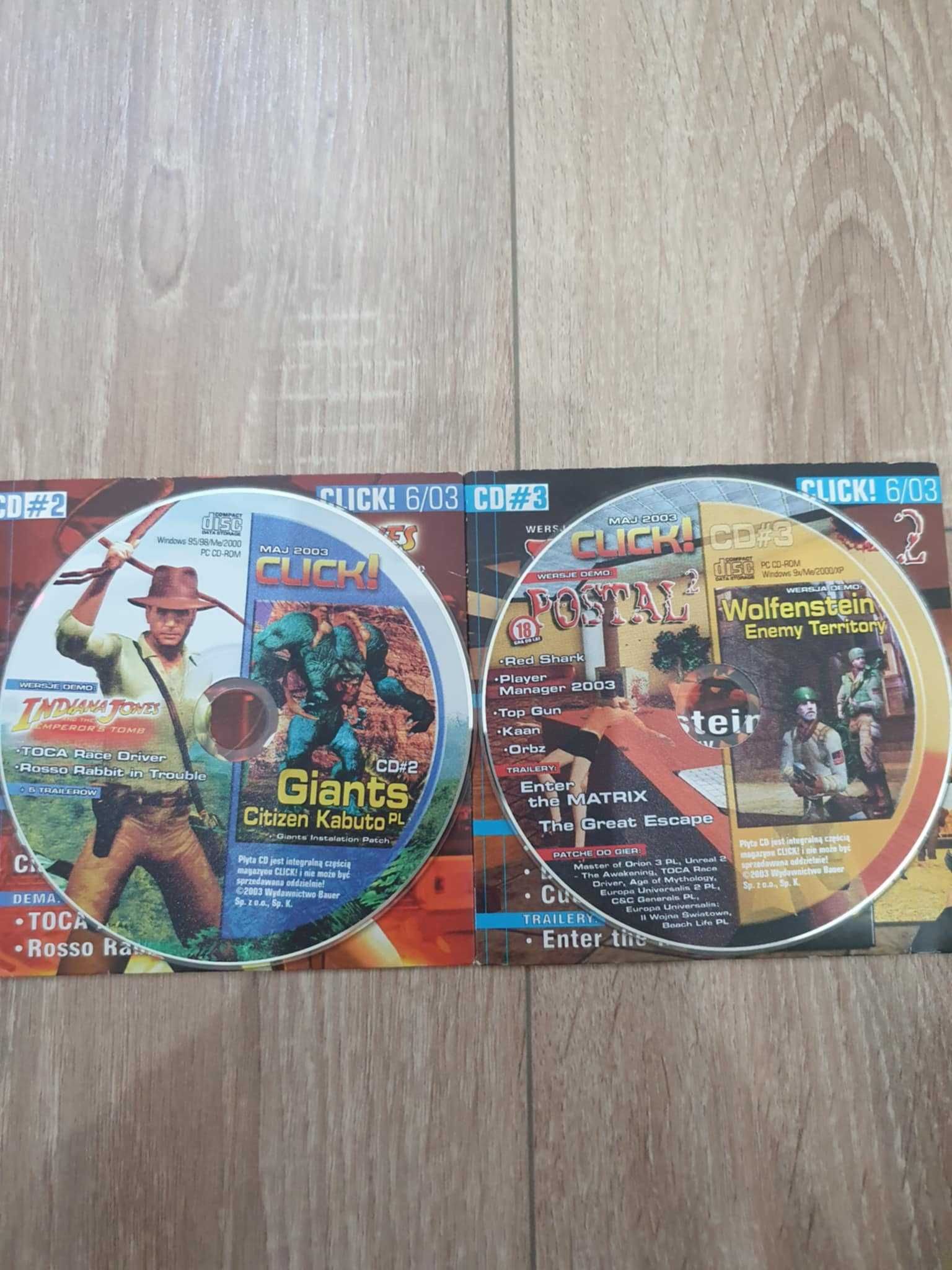 Click! 6/2003 Giants - Citizen kabuto, Dema : Postal 2, Indiana Jones