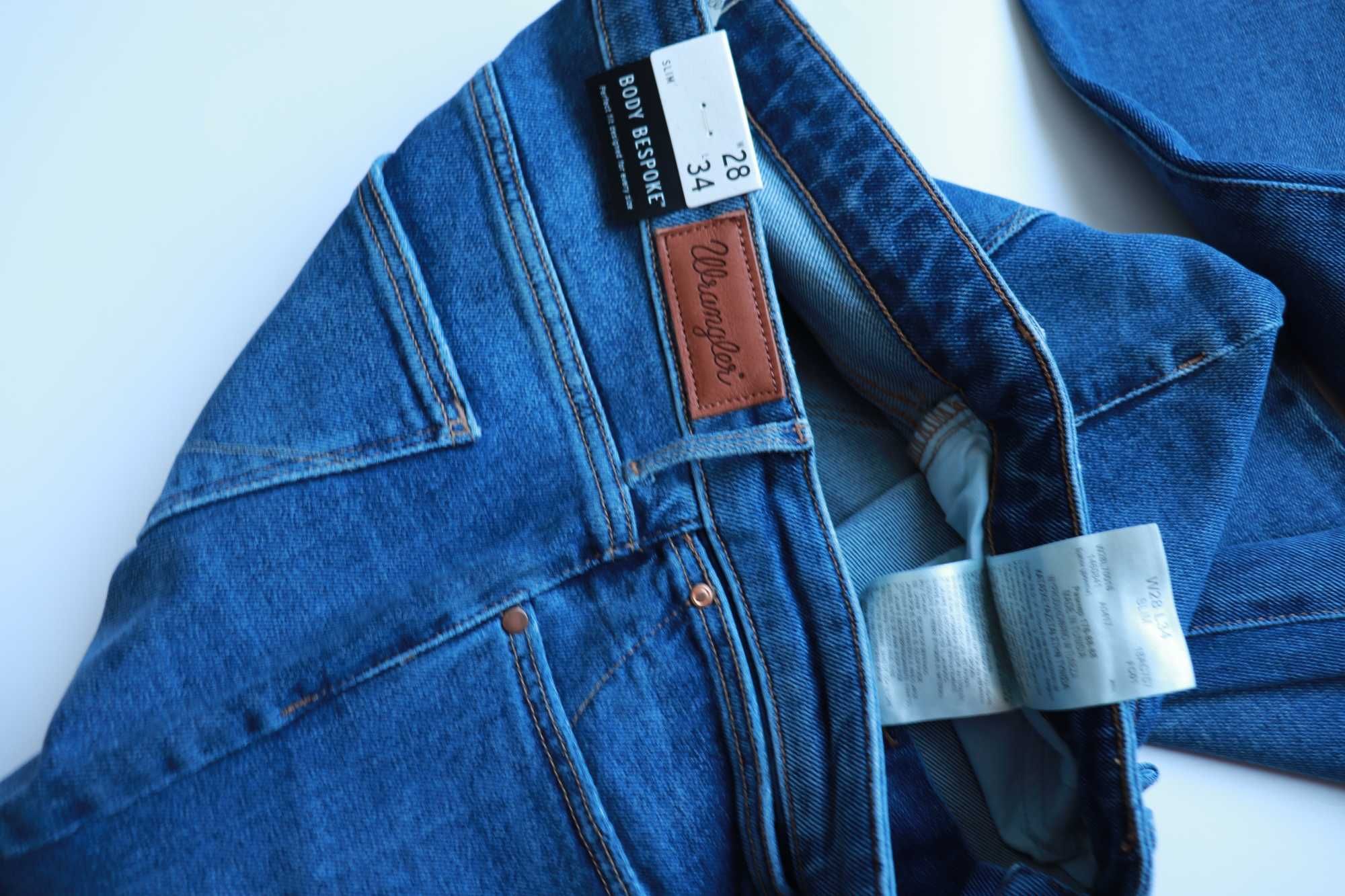 WRANGLER SLIM W28 L34 damskie spodnie jeansy nowe