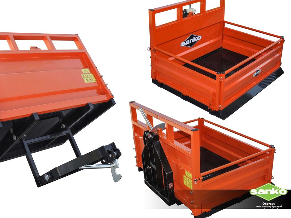 Skrzynia transportowa z manualnym kiprem