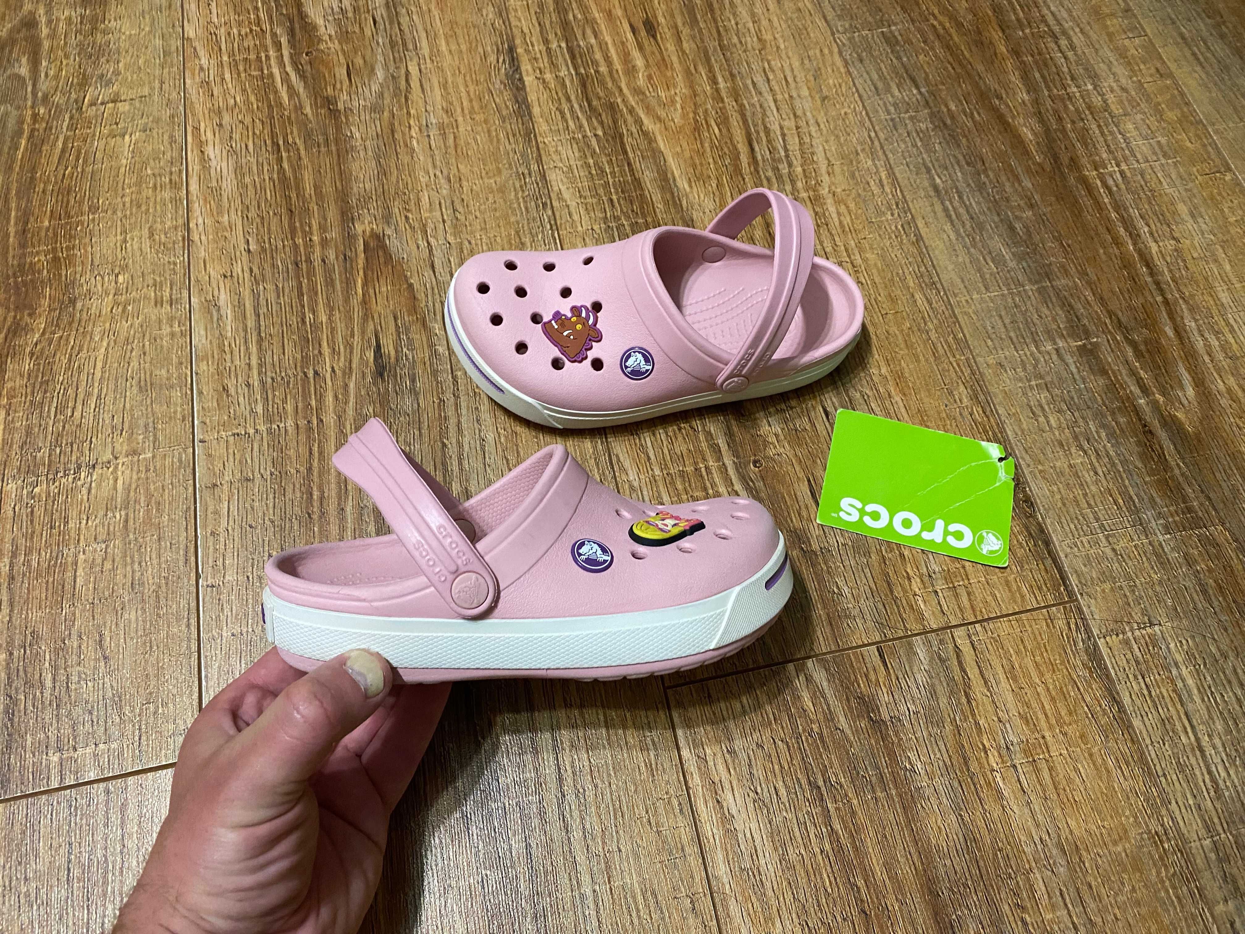 Crocs шлепки босоножки сандали детские на девочку сабо Крокс р.29 С-12