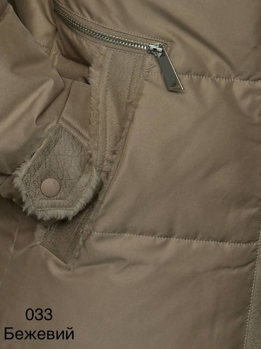 Жіноча комбінована куртка пальто