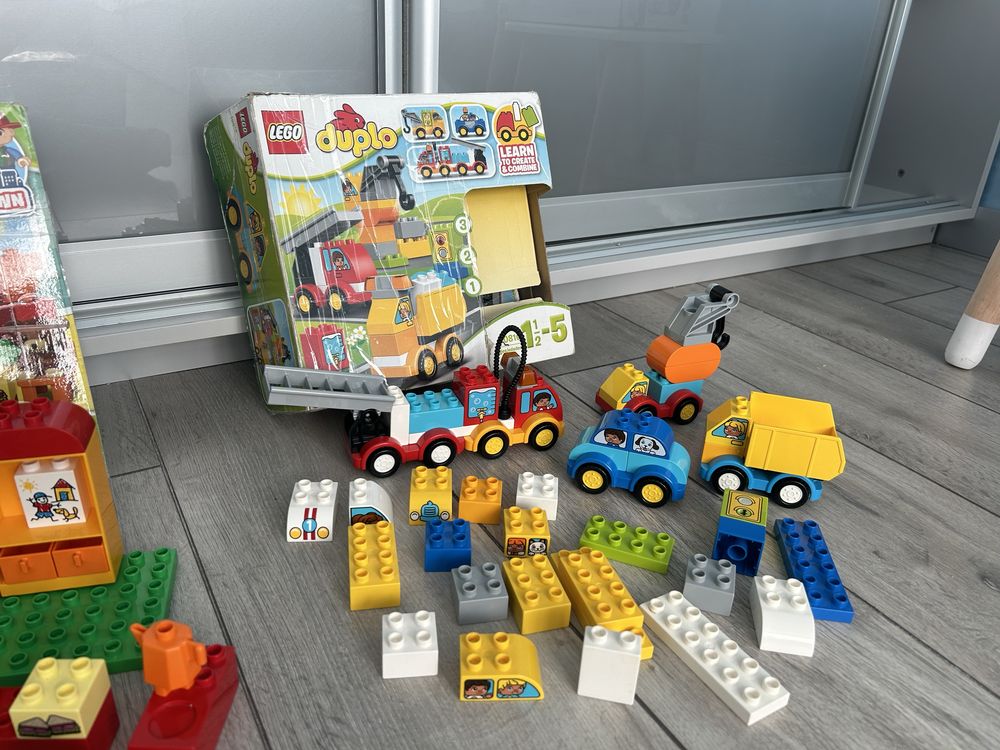 Lego duplo парк атракціонів, дитячий садок, машини