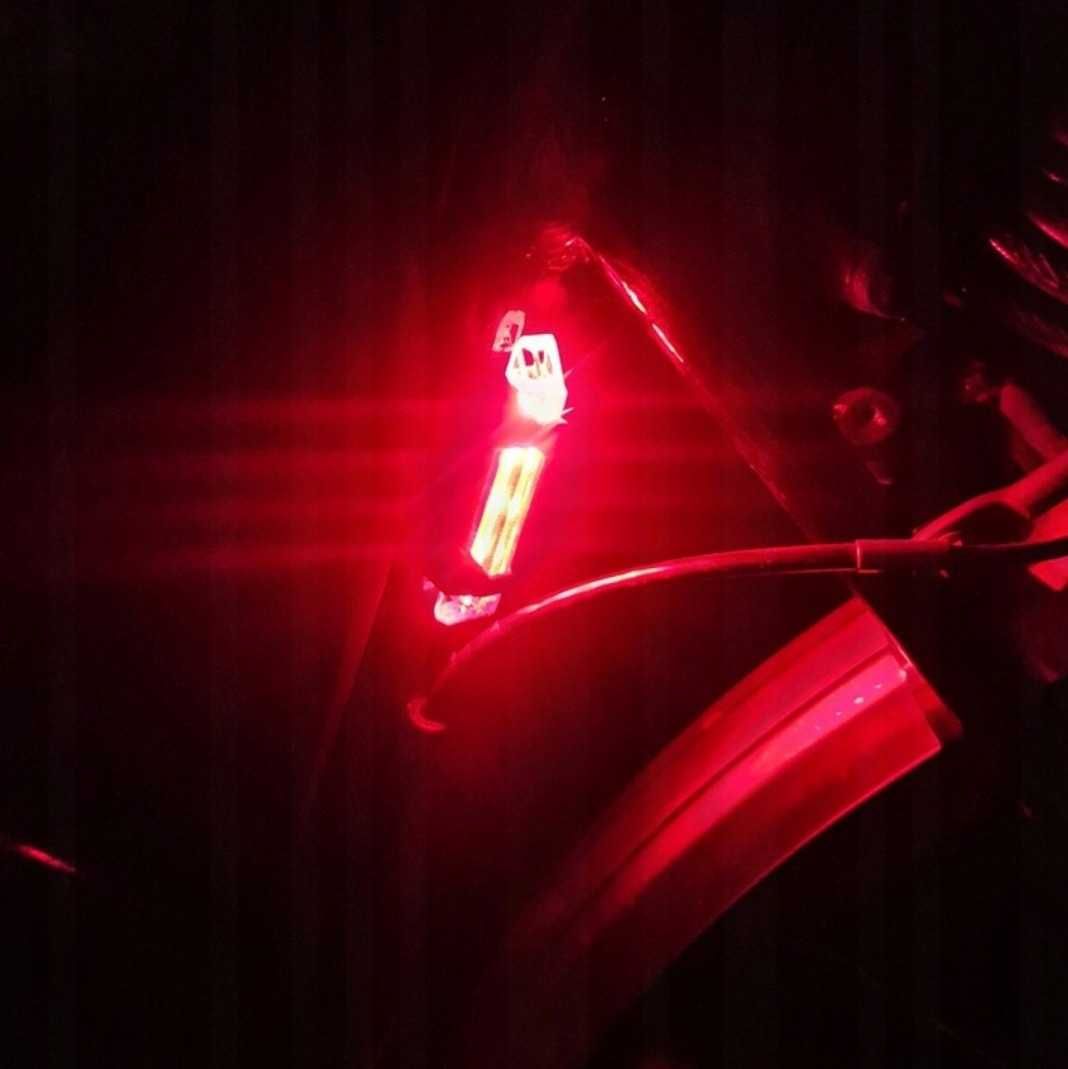 Lampka rowerowa LED przednia tylna latarka zestaw USB lampek na rower