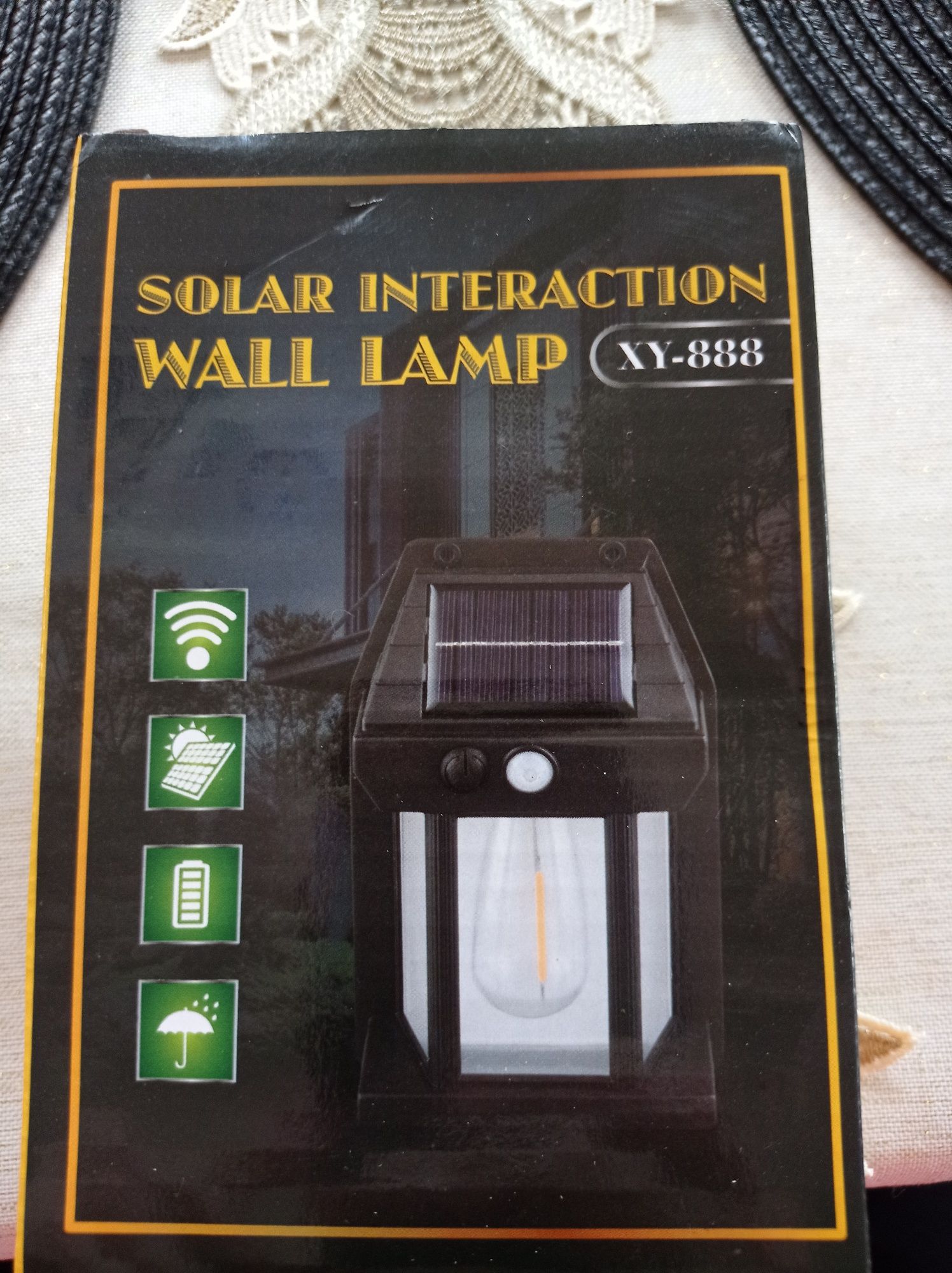 Lampa Lampka LED Solarna Czujnik Ruchu