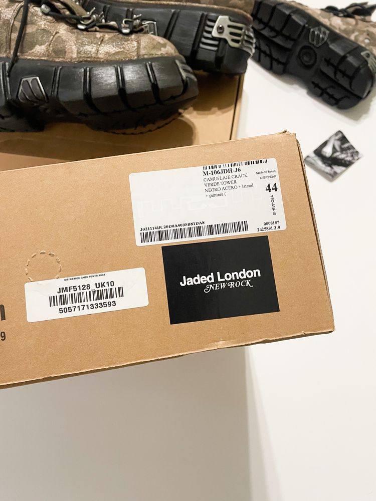 New Rock x Jaded London Distressed Camo Tower Boot original