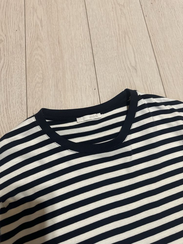 Нова чоловіча полосата футболка Zara оверсайз oversize Л ХЛ , L XL