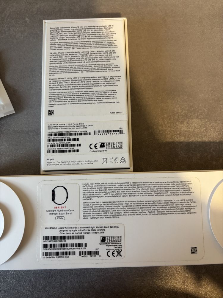 iPhone 12 mini + apple watch 7 gps + cellular