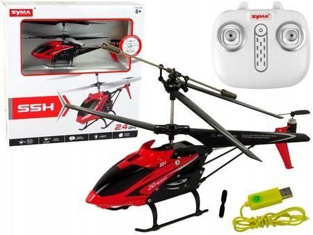 Zdhelikopter R/c S5h Czerwony, Leantoys