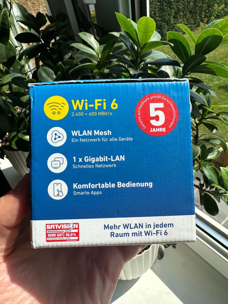 Router Fritz! FRITZ!Repeater 1200 AX biały TOMI-TECH