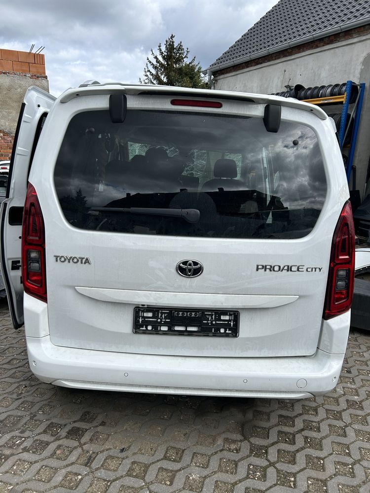 Berlingo Rifter Proace klapa tył szyba