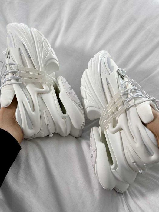 Кросівки Balmain Unicorn Low-Top Premium White/Grey