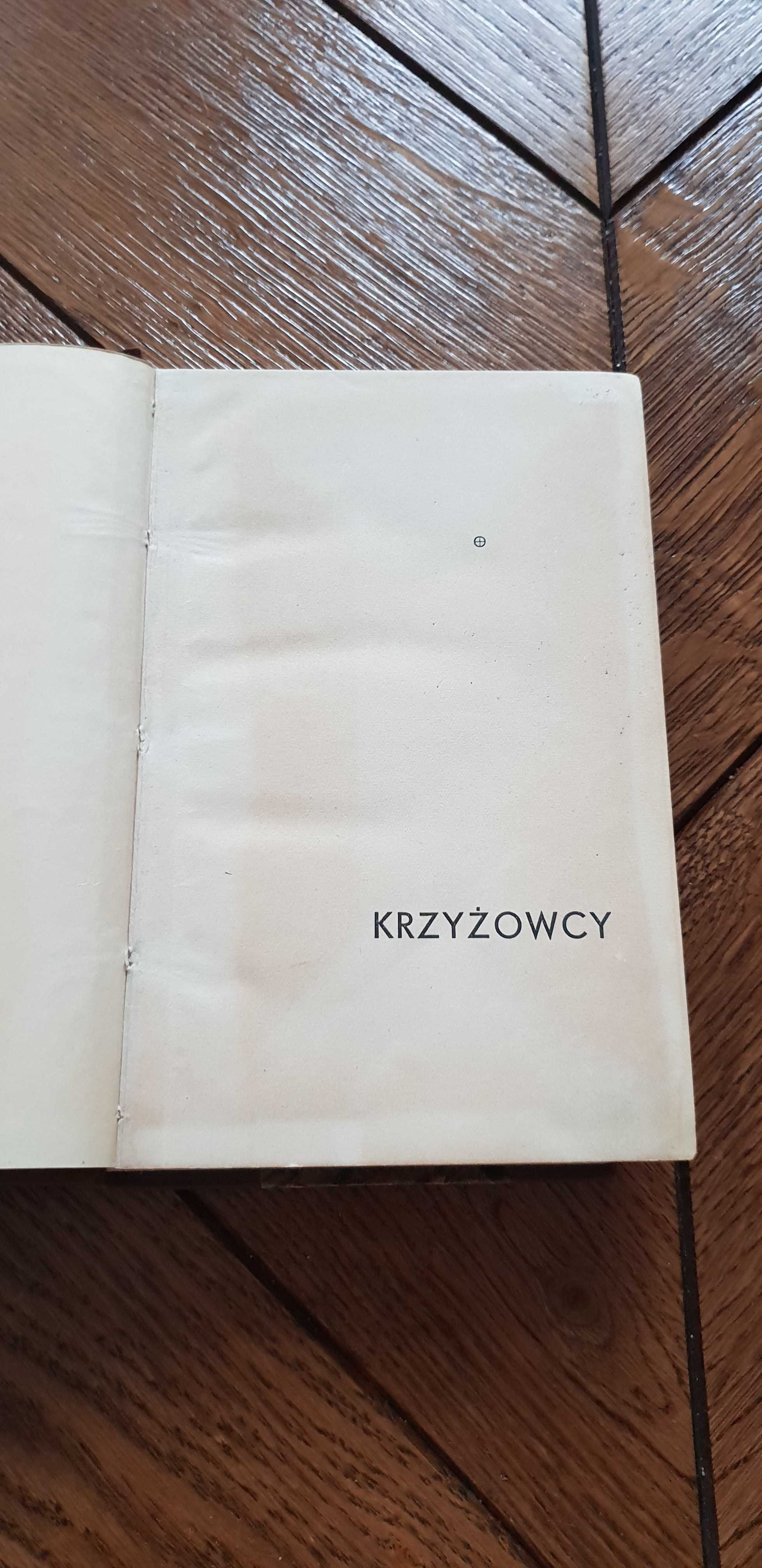 Książka rok 1939 "Krzyżowcy" Zofia Kossak - tom IV