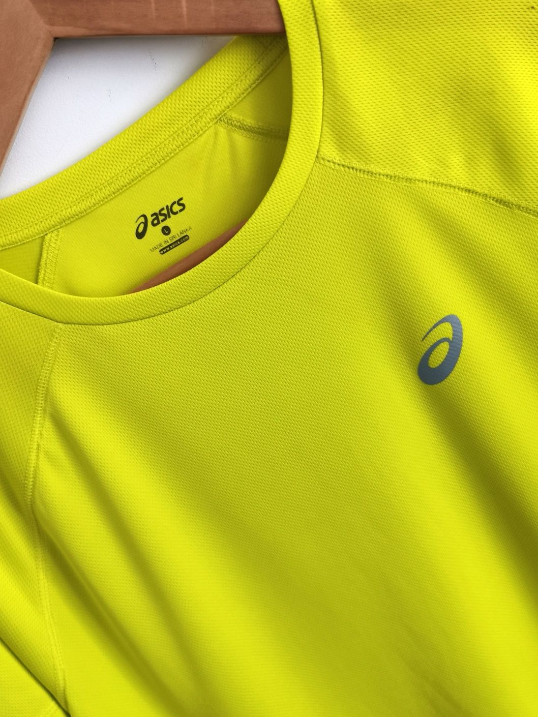 Asics koszulka krótki rękaw sportowa logowana męska t-shirt L