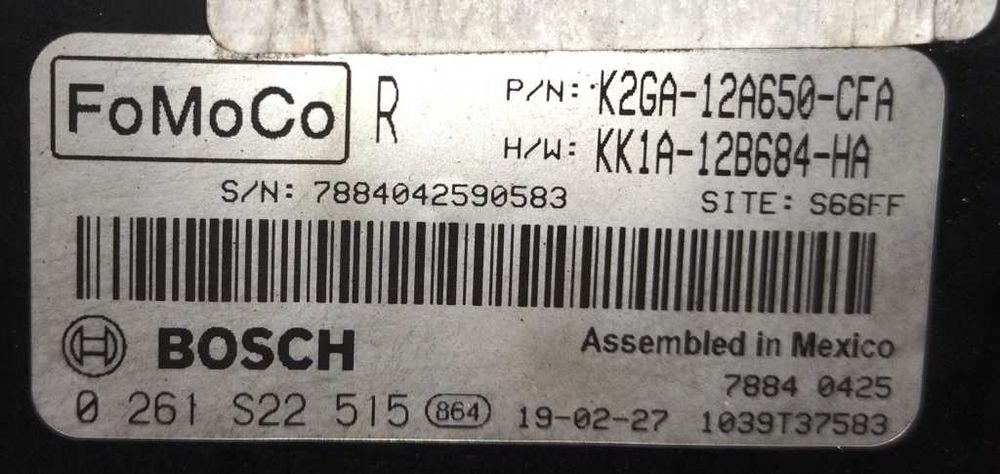 Блок керування двигуном комфорта ECU BCM 2,0 Ford Edge Форд Едж Эдж 19