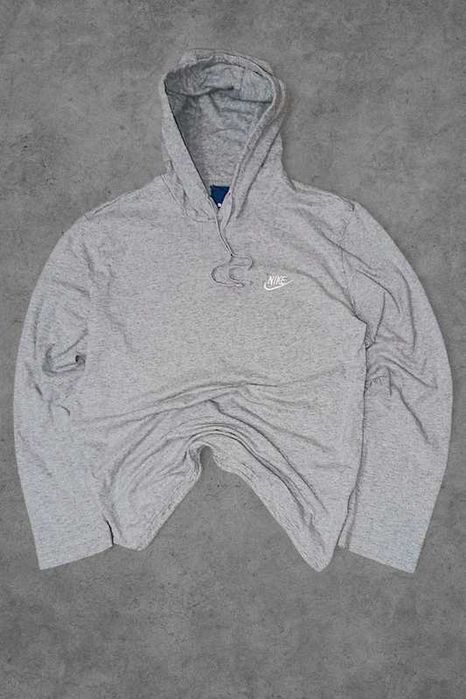 Szara Basic Bluza Z Kapturem Nike Unisex L