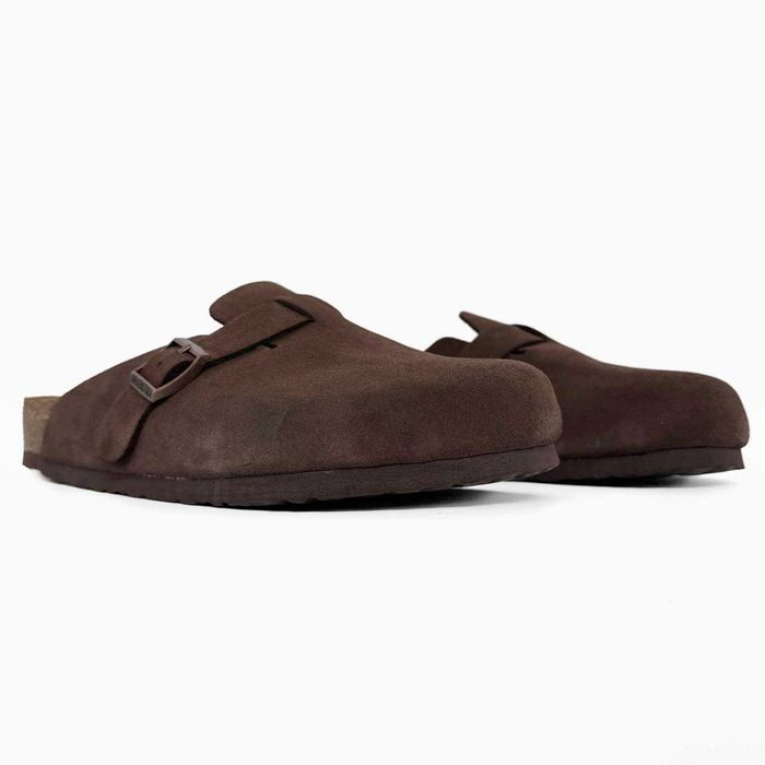 Капці Birkenstock Boston ALL Brown premium клоги
