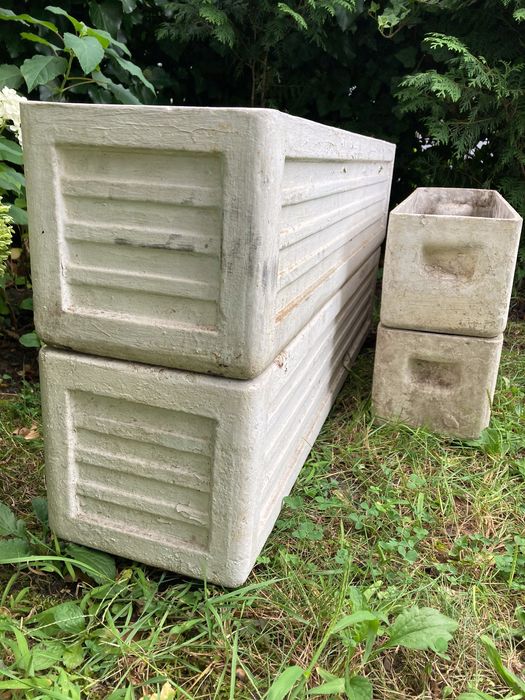 donice (modernizm) zestaw 4 szt.