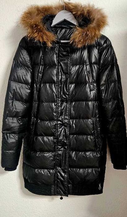 Kurtka puchowa czarna rozmiar 40