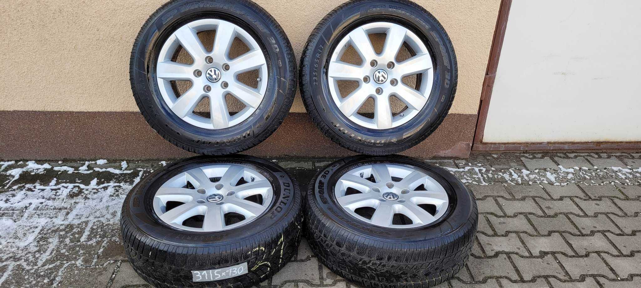 Alufelgi VW 5X130 z oponami 235/65 R17 zima