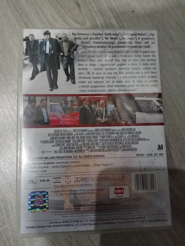 Zabić Irlandczyka (2011) DVD