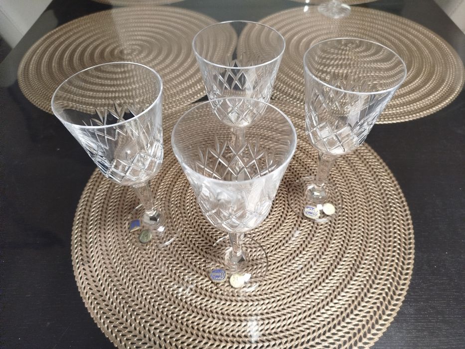 Kieliszki kryształowe Biochemia  Czechy