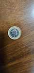 Moeda one pound rara