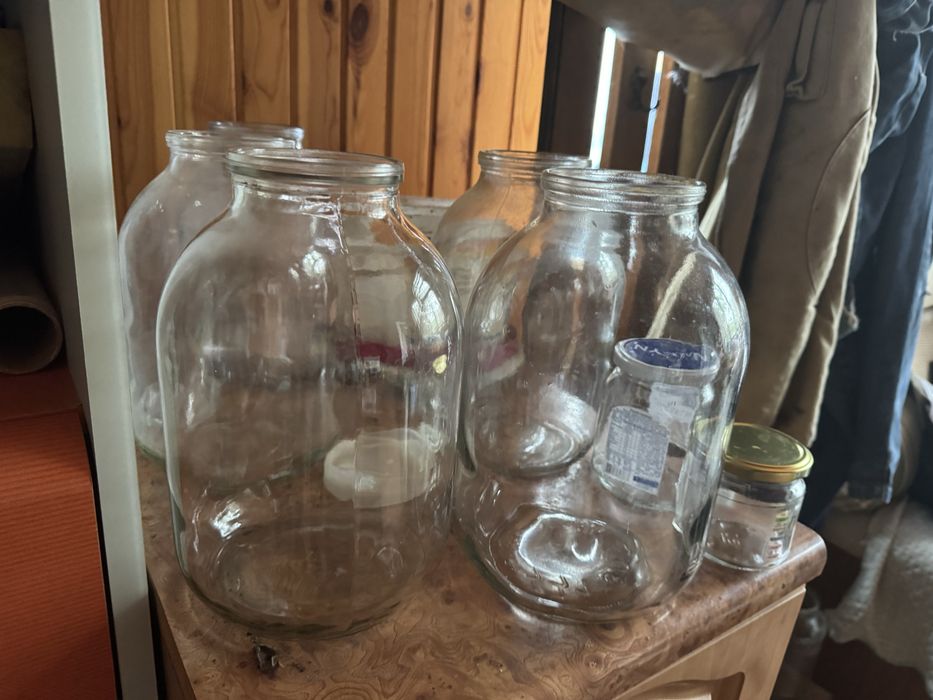 Банки для консервування Скляний 3 , 1 литр